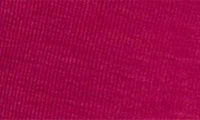 Shop Hanro Ribbed Merino Wool & Silk Pajama Top In Intense Garnet