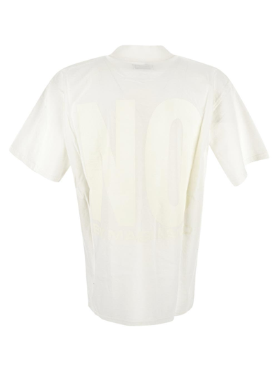 Shop Magliano Manifesto T-shirt In White