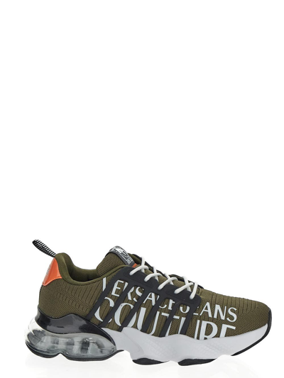 Shop Versace Jeans Couture Nomo Sneakers In Green