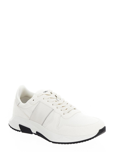 Tom Ford Jagga Runner Sneakers In White