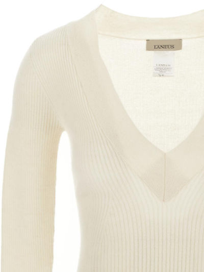 Shop Laneus V-neck Body In White