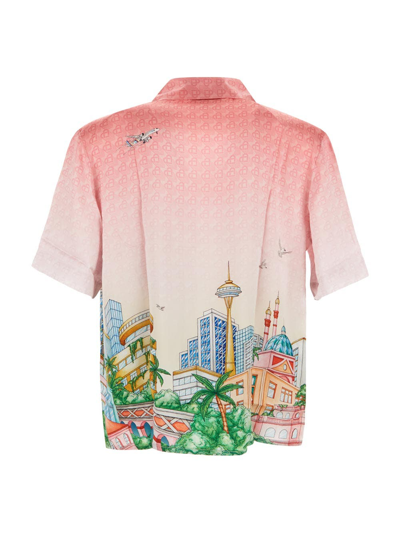 Shop Casablanca Short Sleeves Shirt In Pink