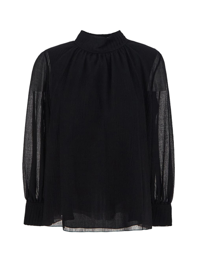 Shop Chloé Wool Shirt In Black