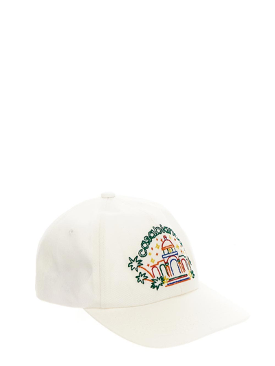 Shop Casablanca Baseball Hat In White