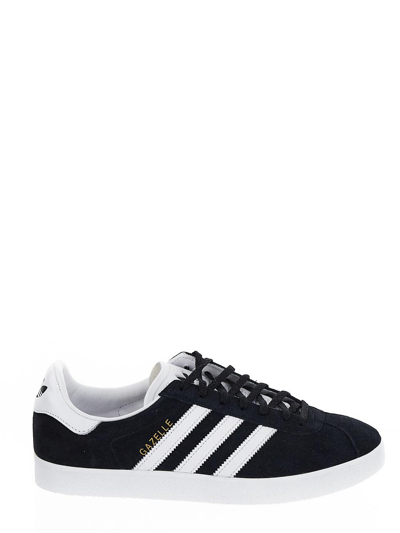 Shop Adidas Originals Gazelle 85 Low Top Sneakers In Black