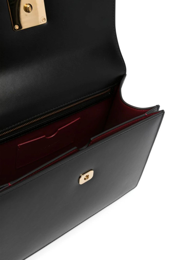 Shop Off-white Black Jitney 2.8 Leather Tote Bag In Nero