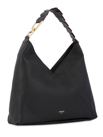 Lancel Pagode Zip Hobo Bag In Nero