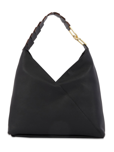 Lancel Pagode Zip Hobo Bag In Nero