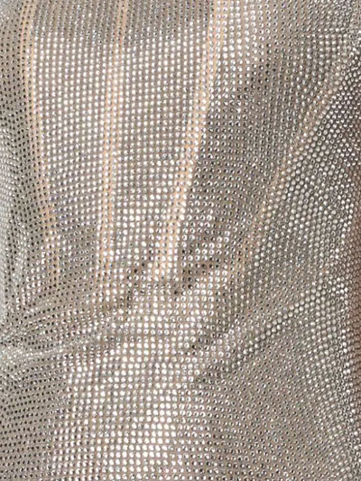 Giuseppe Di Morabito Rhinestone-embellished Strapless Minidress In Argento
