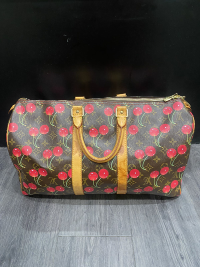 lv cherry keepall