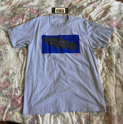 Pre-owned Supreme Sizing In Pics Scarface Blimp Tee World Is Yours