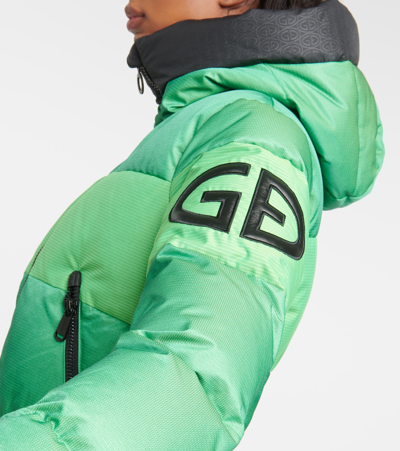 Shop Goldbergh Fever Down Ski Jacket In Green