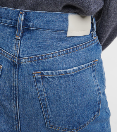 Citizens Of Humanity Denim Midi Skirt In Blue