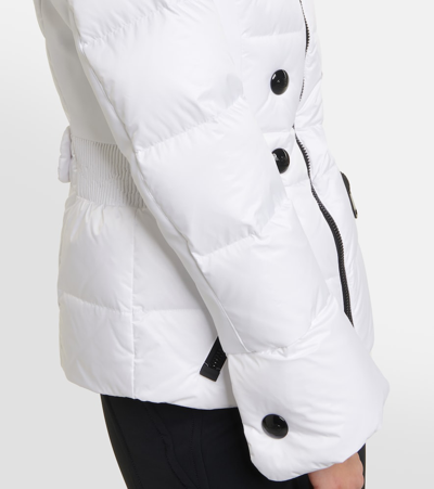 Shop Goldbergh Bouton Down Ski Jacket In White