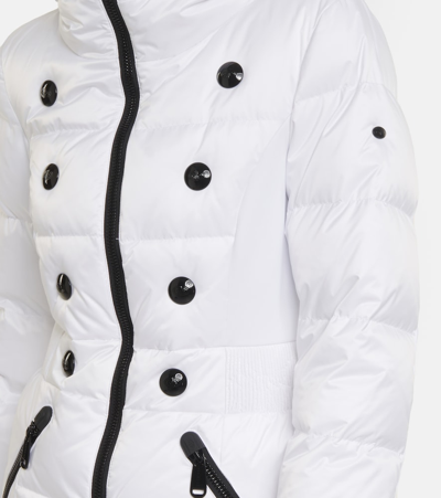 Shop Goldbergh Bouton Down Ski Jacket In White