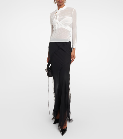 Didu Draped Top In White