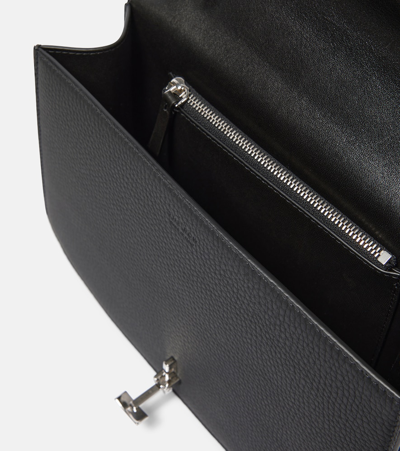 The Row Sofia 10 Leather Crossbody Bag In Black