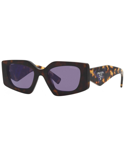 Shop Prada Women's Pr15ys 51mm Sunglasses In Brown