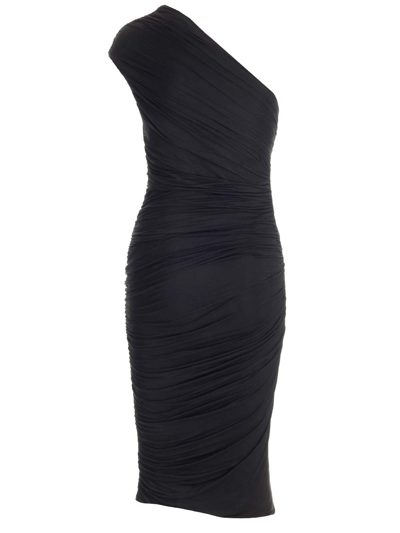 Shop Gauge81 Ira One-shoulder Dress In Black