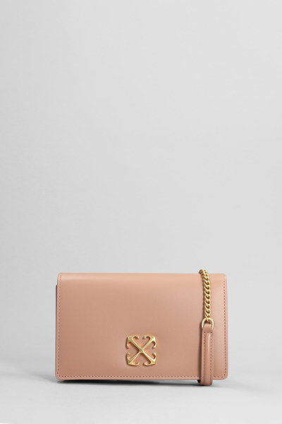 Shop Off-white Wallet In Rose-pink Leather