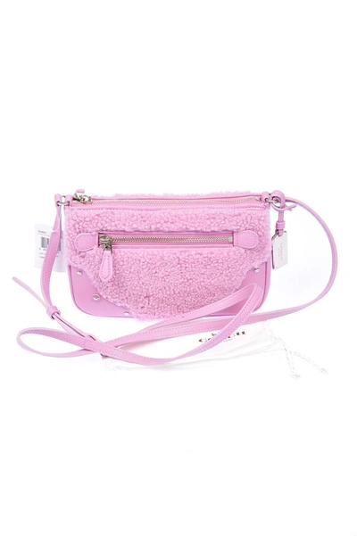 Shop Coach Bag Pochette In Pink