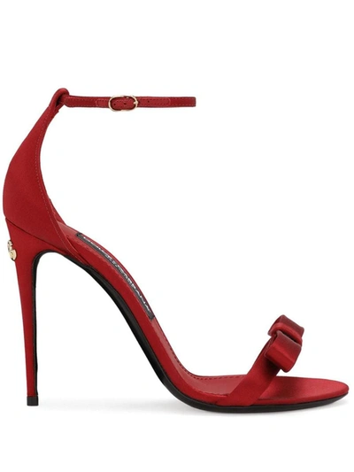 Shop Dolce & Gabbana Keira Sandals In Red