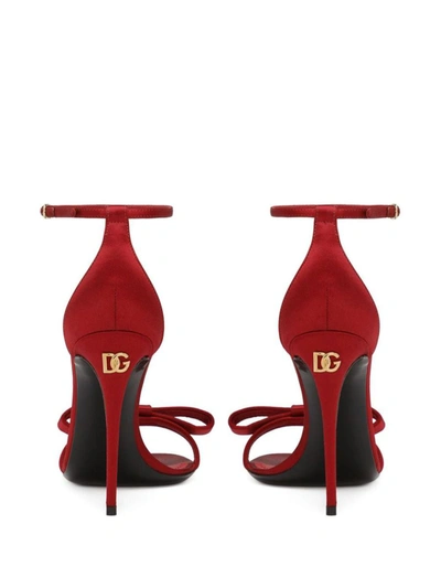 Shop Dolce & Gabbana Keira Sandals In Red