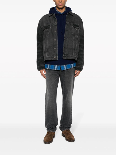 Shop Polo Ralph Lauren Denim Lined Trucker Jacket In Blue