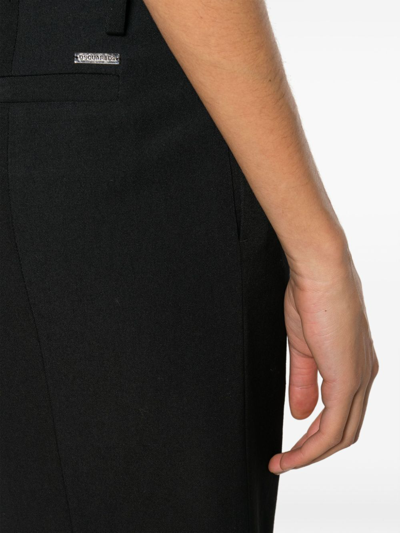 Shop Dsquared2 Deana Side Open Back Skirt In Black
