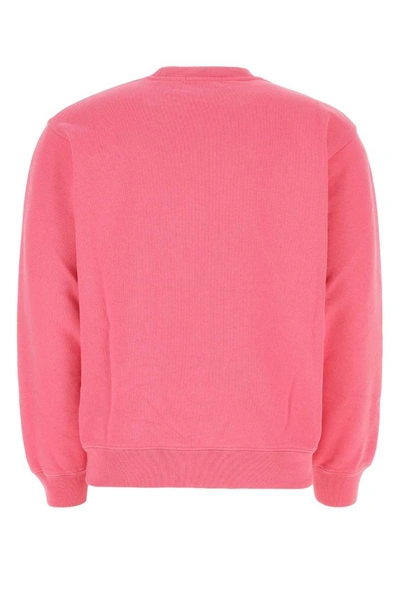 Ambush Dark Pink Embroidered Logo Sweatshirt In Rose