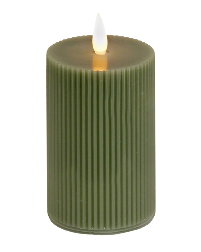Shop Hgtv 3in Georgetown Real Motion Flameless Led Candle In Green