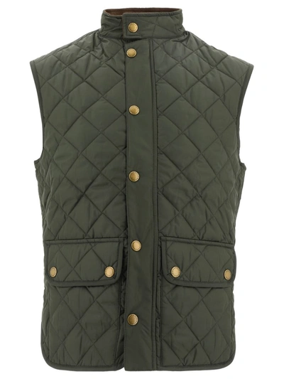 Shop Barbour "lowerdale" Vest Jacket In Green