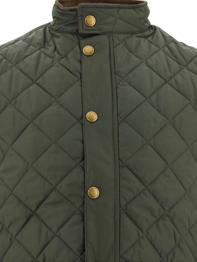 Shop Barbour "lowerdale" Vest Jacket In Green