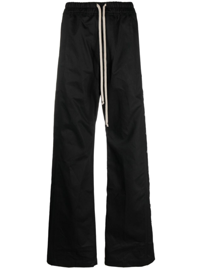 Shop Rick Owens Drkshdw Pusher Cotton Track Pants - Women's - Cotton In Black