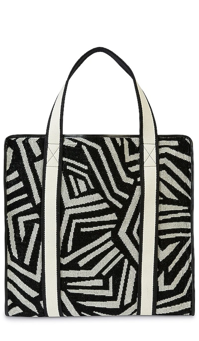 Missoni Abstract-pattern Terry-cloth Tote Bag In Rosso Multicolor