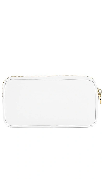 Shop Stoney Clover Lane Clear Front Small Pouch In Blanc