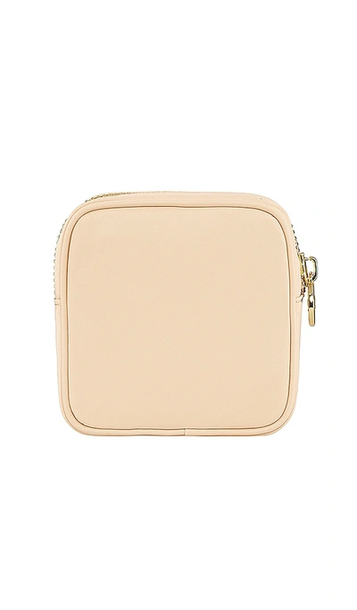 Shop Stoney Clover Lane Clear Front Mini Pouch In Sand