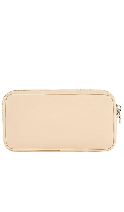 Shop Stoney Clover Lane Clear Front Small Pouch In Sand