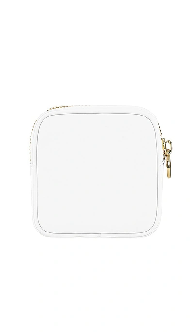 Shop Stoney Clover Lane Clear Front Mini Pouch In Blanc