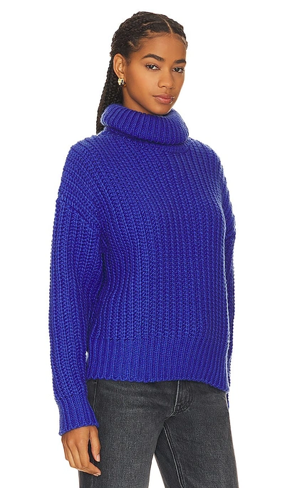Shop Lblc The Label Jayden Sweater In Royal Blue