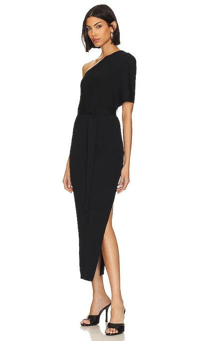 Shop Karina Grimaldi Amber Knit Midi Dress In Black