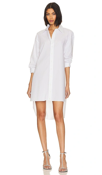 Shop Caroline Constas Andie Shirt Dress In White