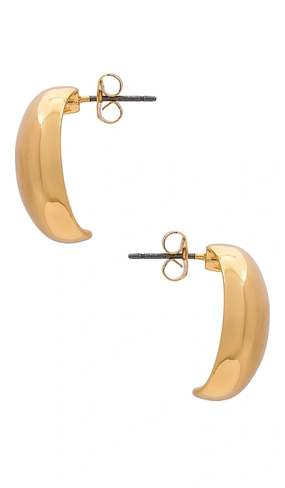 Ettika Square Hoops In Gold