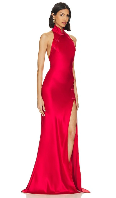 Shop Sau Lee Michelle Gown In Red
