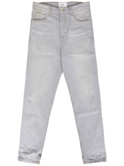 Shop Ami Alexandre Mattiussi Grey Denim Jeans