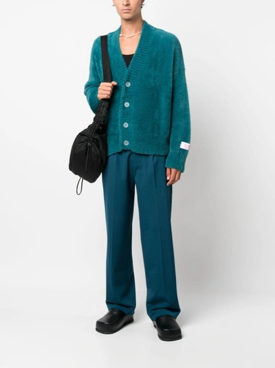 Shop Bonsai Blue Knit Cardigan