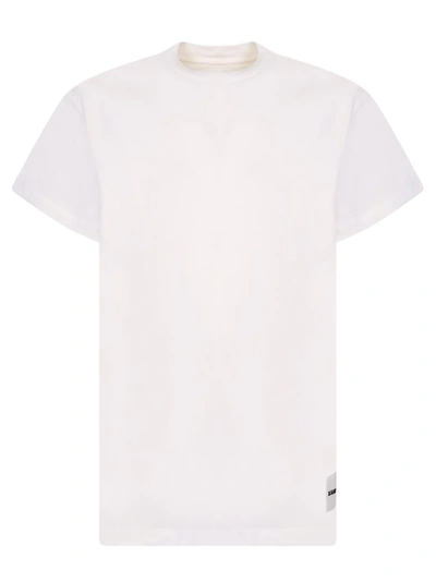 Shop Jil Sander White Organic Cotton T-shirts