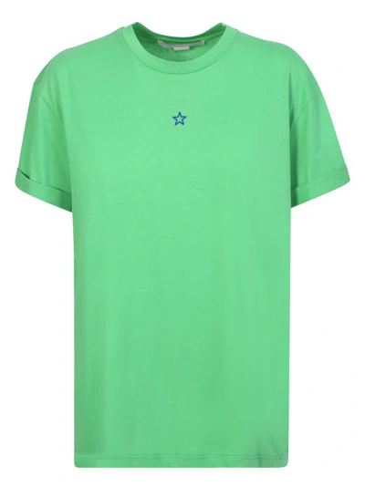 Shop Stella Mccartney Green Short Sleeves T-shirt