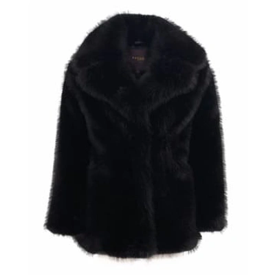 Shop Freed Riley Long Faux Fur Coat Black