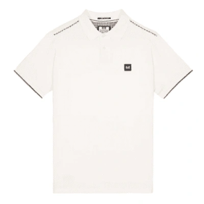 Shop Weekend Offender Sakai Short-sleeved Polo Shirt Winter White